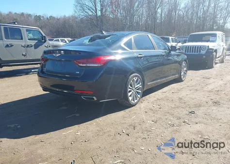 2017 Genesis G80 3.8 z USA, uszkodzony, nr VIN KMHGN4JE0HU199682
